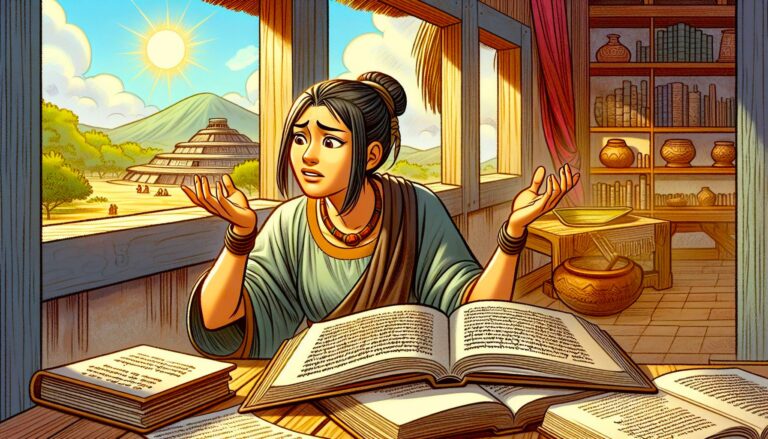 Crystal Resonance: Woman studying crystals with pyramid view, enhancing crystal sensitivity for oneness, truth, and silence practice.