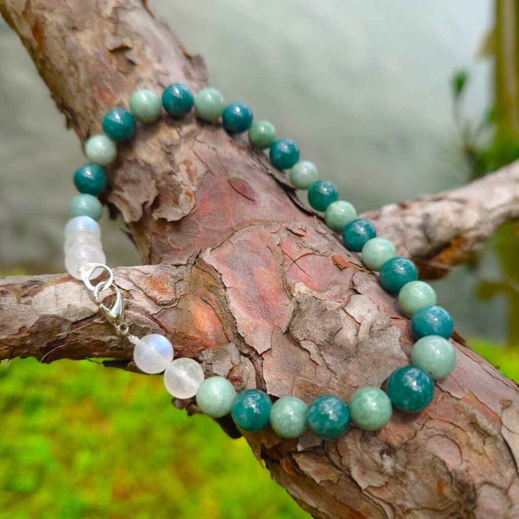 Jade Anklet — Natural Handcrafted Gemstone Anklet
