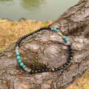 Obsidian Necklace — Natural Obsidian Crystal Necklace