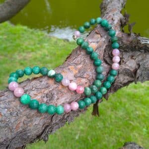 African Jade Necklace — Handcrafted Natural African Jade Beaded Necklace